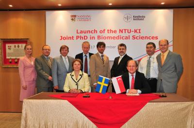 Launch of NTU-Karolinska Institutet Joint Ph.D. Program