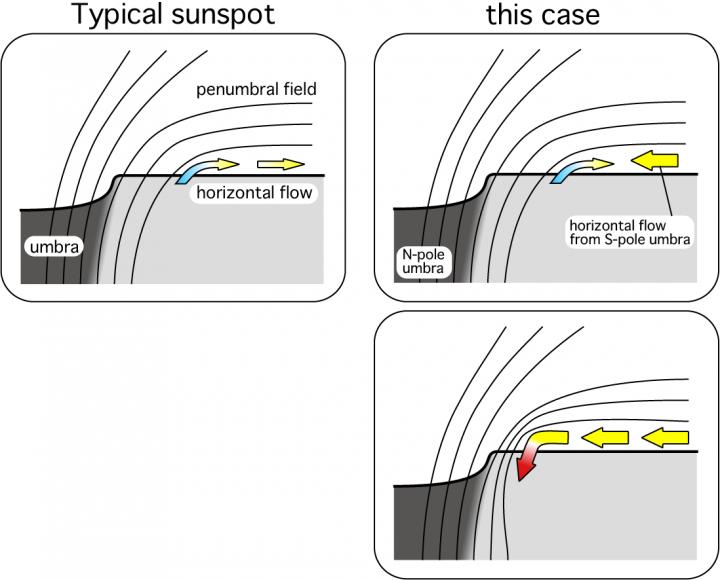 Schematic Illustration of the Formation Mechanism of the Strong Field