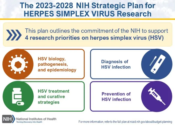 NIH Releases Strategic Plan for Research on Herpes Simplex Virus 1 and 2