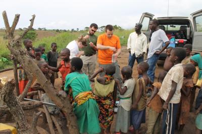 SMU Water Sampling in UN Refugee Camp