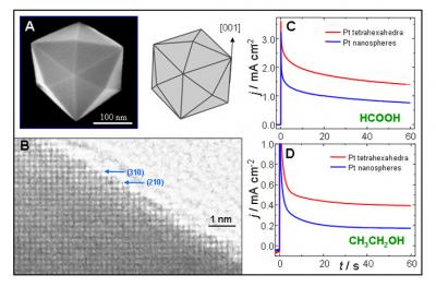 Microscopy Images of Platinum Nanocrystals