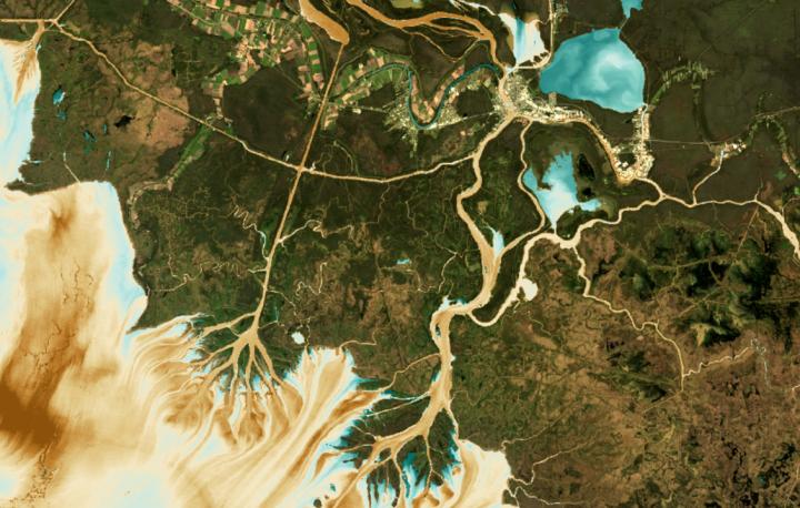 Satellite imaging water quality Mississippi
