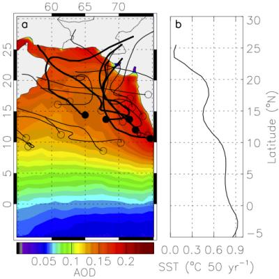 Genesis and Tracks of Pre-monsoon Tropical Cyclones from 1979-2010