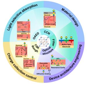 Schematic summary of implementation strategies for narrowband perovskite PDs