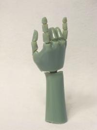 Articulated 3-D-Printed Hand