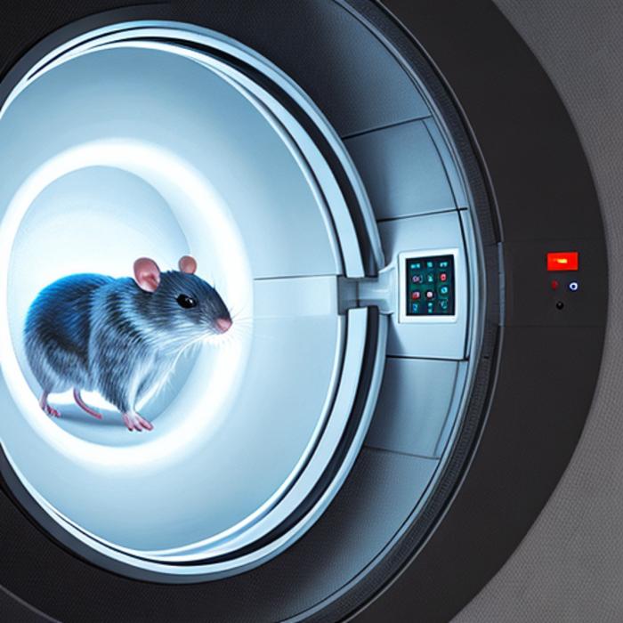 Rat in MRI scanner