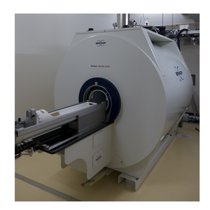 MRI unit for imaging marmoset brain activity.