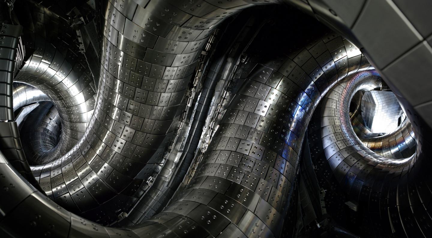 Inside of the Large Helical Device