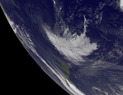 NOAA's GOES-15 Sees the End of Cyclone Evan