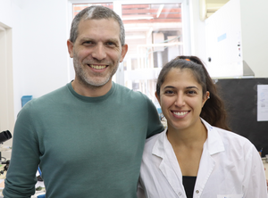 Left to right -Dr. Ben Maoz & Neta Shvil