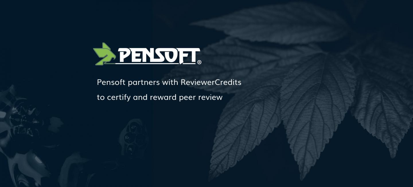 Pensoft Partners with ReviewerCredit