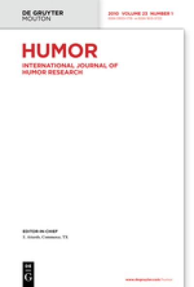 HU<i>MOR - International Journal of Humor Research</i>