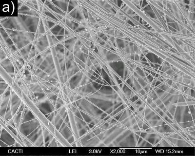 Nanofibers of Glass Fiber