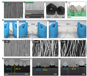 Figure 2. Structural and mechanical characterization of the nanomembrane