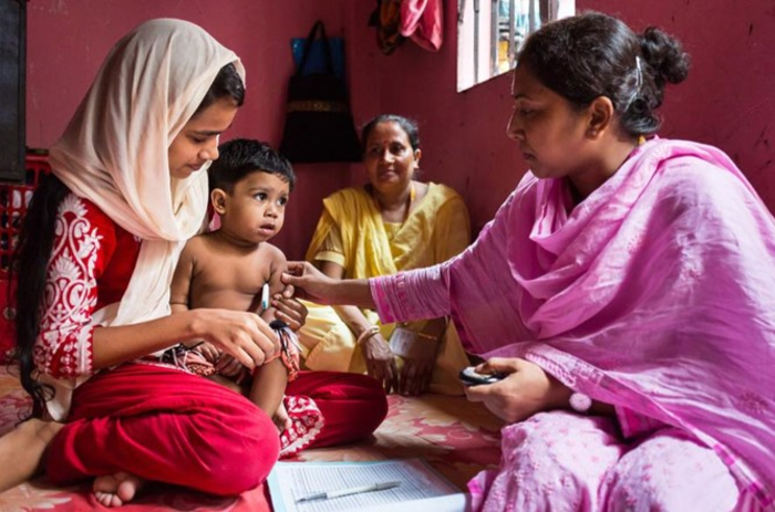 screening child for pneumonia