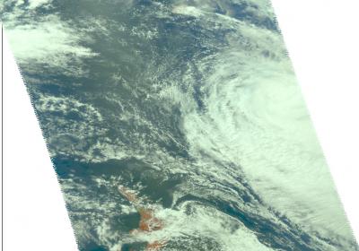 NASA AIRS Satellite Image of Tomas on March 17