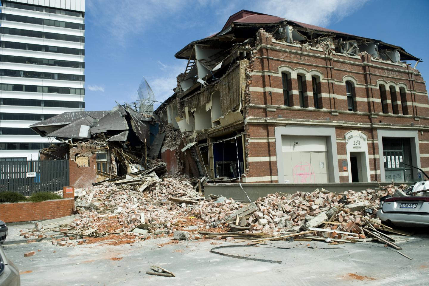 New Zealand earthquake damage