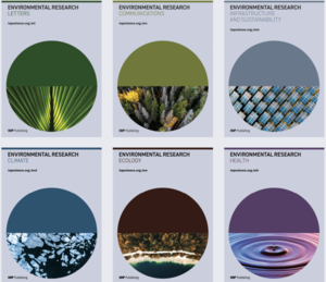 Cover pages new environmental journals