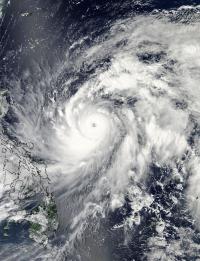 Super Typhoon Sanba Was Captured by NASA's MODIS Instrument