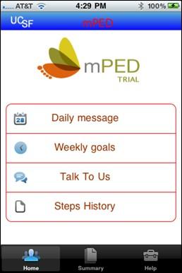 mPED Trial App