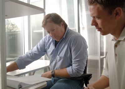 Art Alberts and Aaron DeWard, Van Andel Research Institute