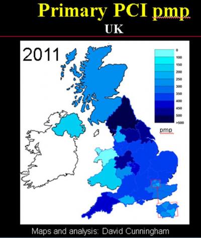 Map of PCI per Million Population