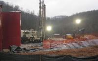 Unconventional Shale Gas Drilling Site in West Virginia