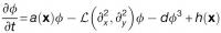Turing-Like Stripes Equation