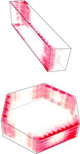 Photons observed moving along the edges of crystal structures