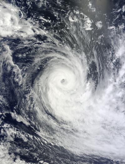 NASA's Terra Satellite Visible Image of Tropical Cyclone Gino