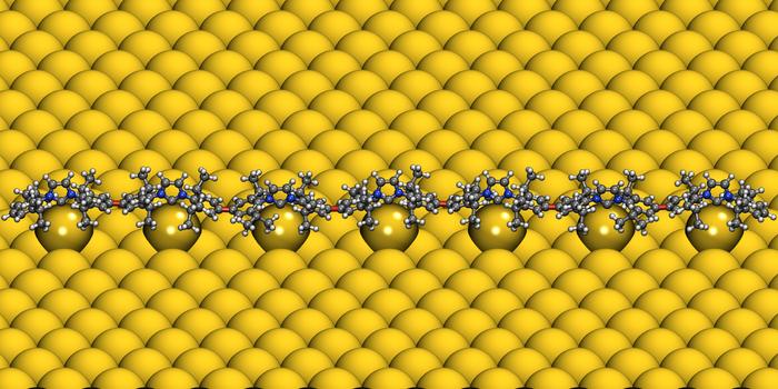 Ballbot-type chain of molecules