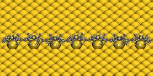 Ballbot-type chain of molecules