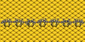 Ballbot-type chain of molecules