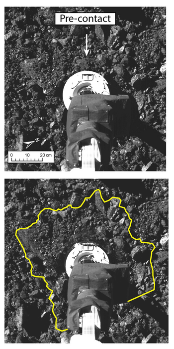 OSIRIS-REx sample collection