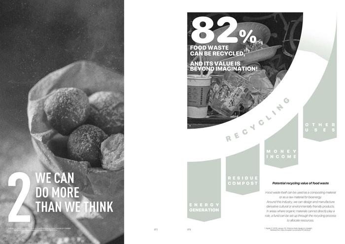 A panel on the potential recycling value of food waste