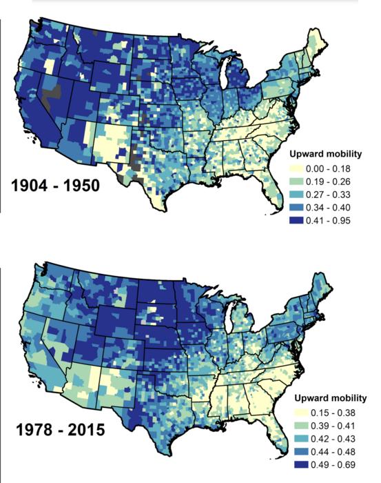 upward mobility maps