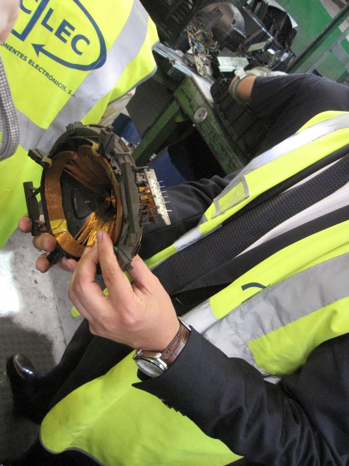 Copper Coil from a Television