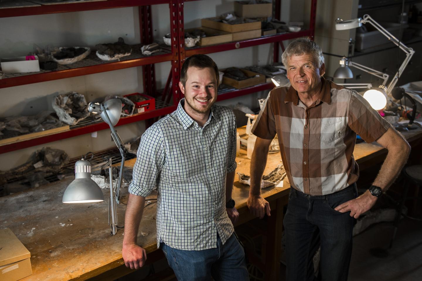 Greg Funston and Philip Currie, University of Alberta paleontologists