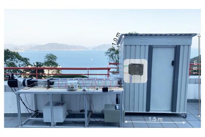 Figure 3: Application of the kilowatt-scale elastocaloric cooling device (Photo credit: Nature Press)