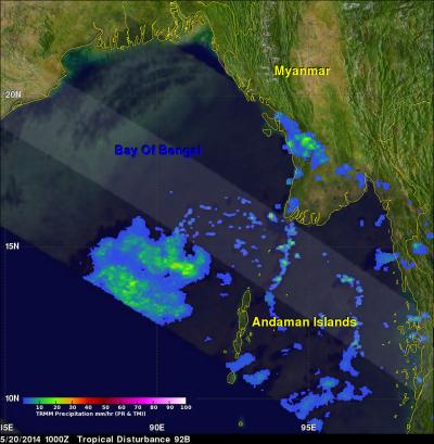 TRMM Image of 92B