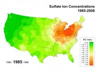 Sulfate Ion Precipitation 1985