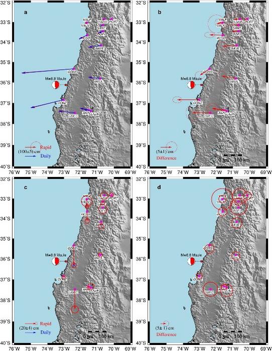 Postseismic Deformation Patterns of the 2010 Mw 8.8 Maule Earthquake.