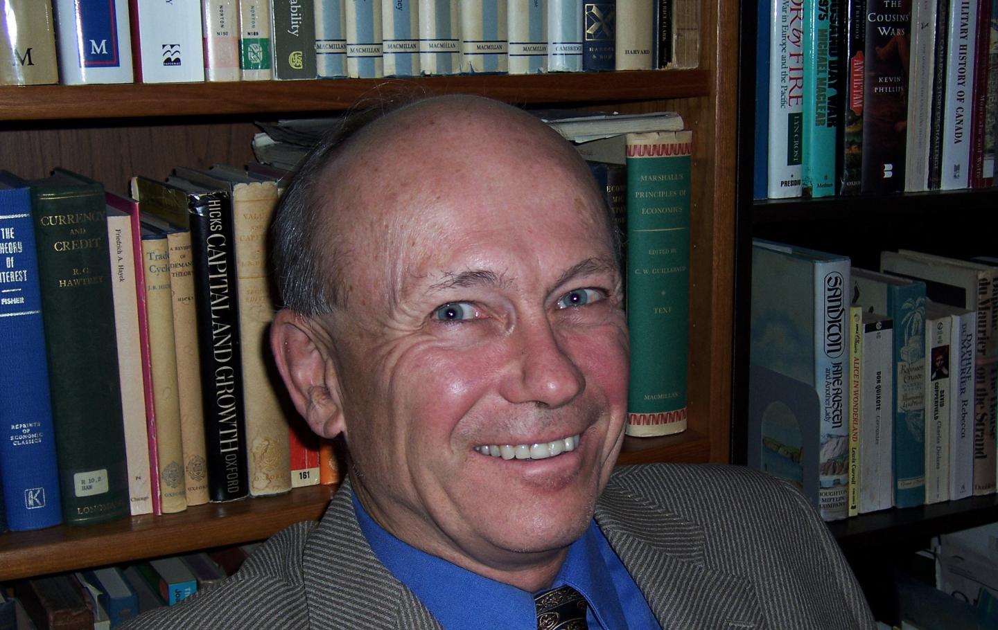 Peter Howitt, winner of the Frontiers of Knowledge Award in Economics.
