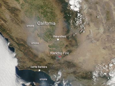 Rancho Fire in California