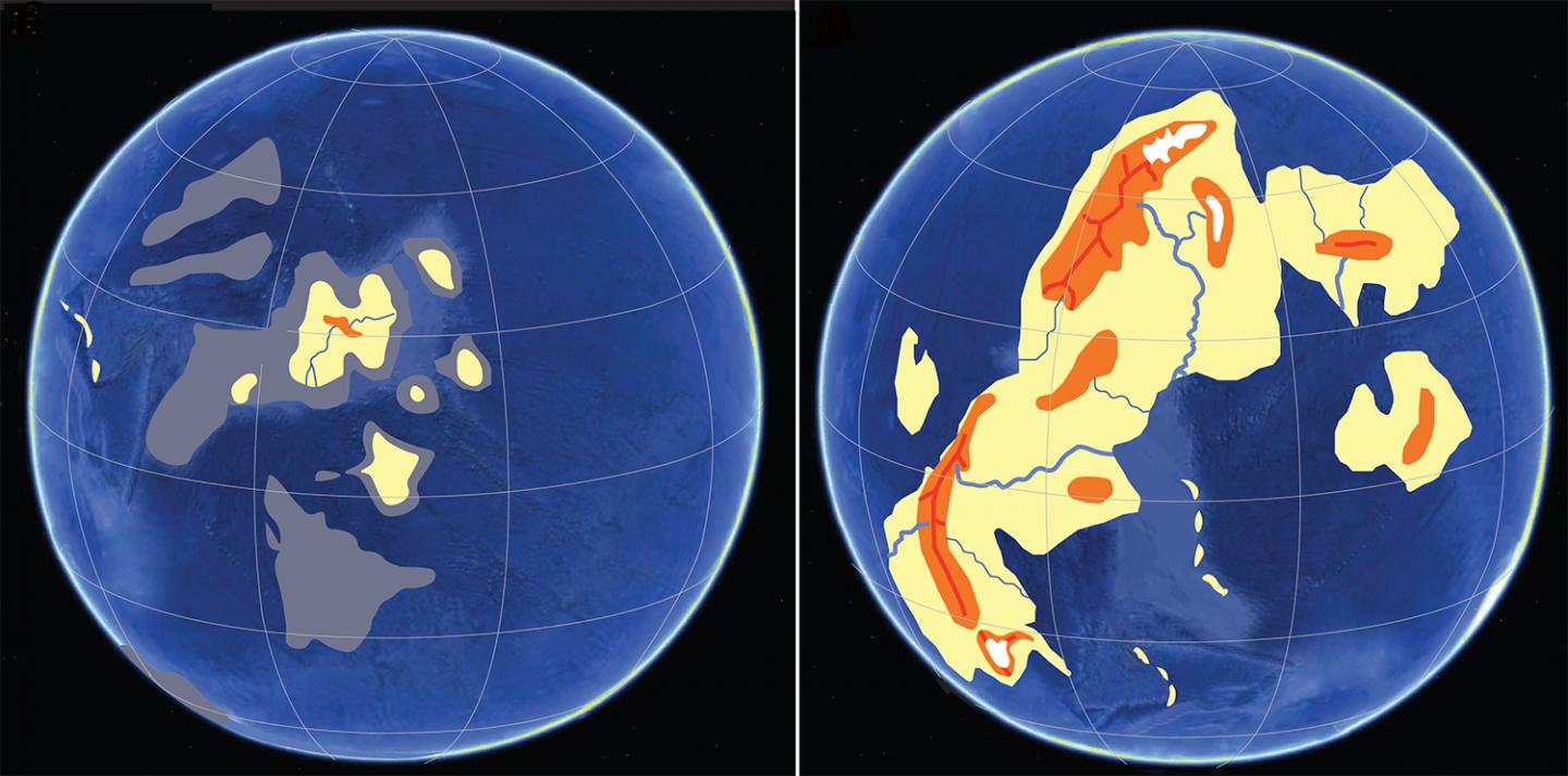 Land of Early Earth: Before and After the Great Oxygenation Event