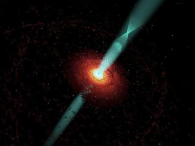 Radio image sale of black hole