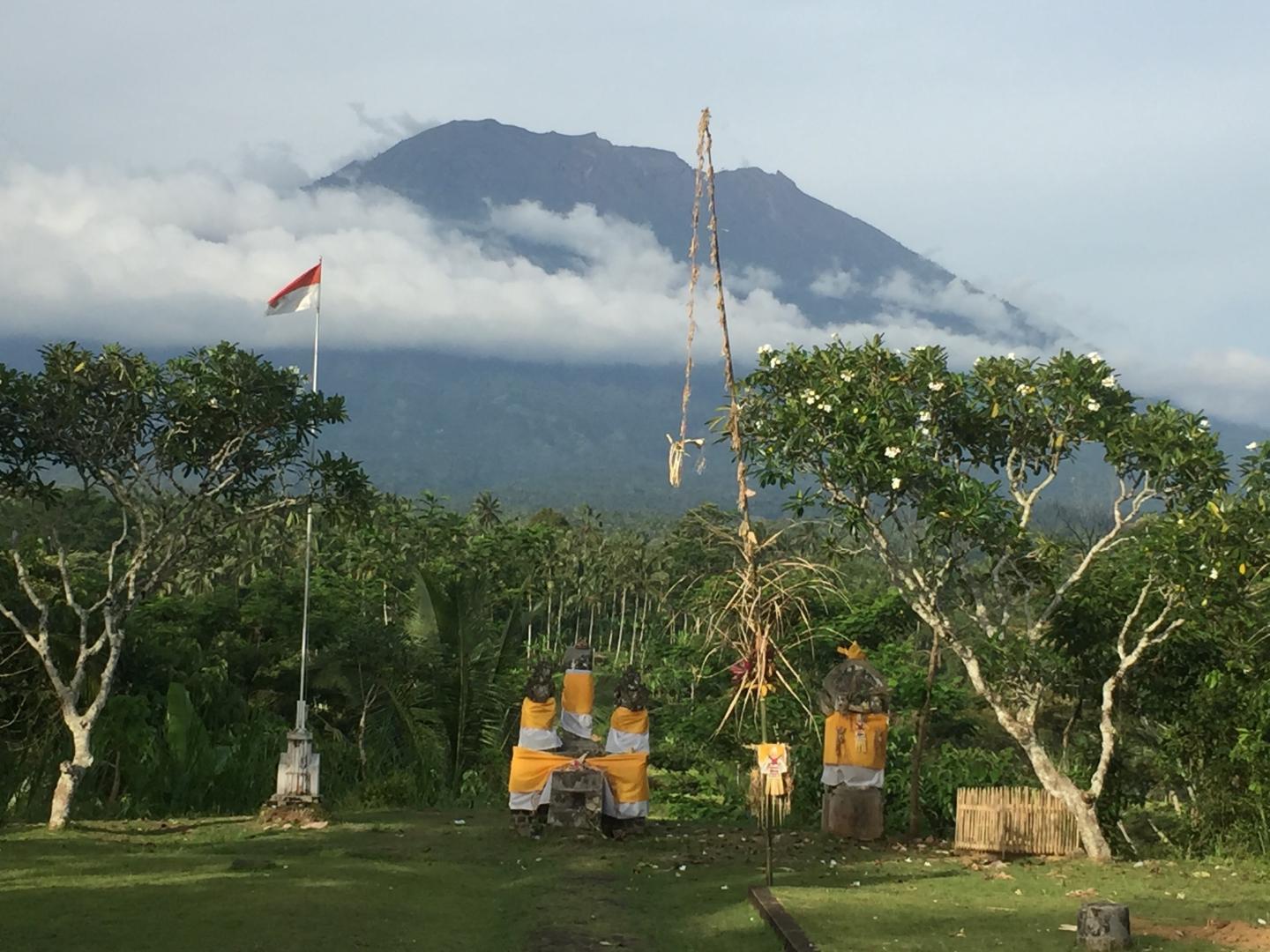 View of Mount Agung