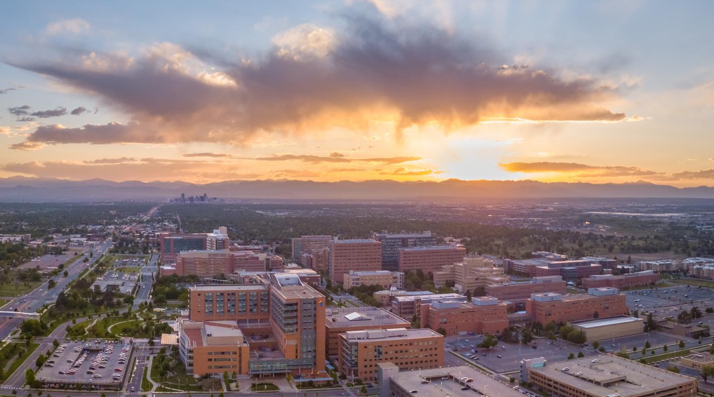 Aerial View of the University of Colorado Anschutz Medical Campus