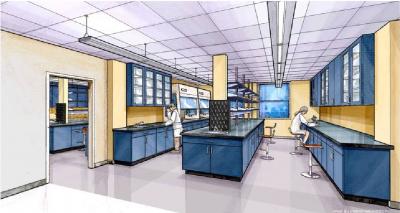Rendering of NYU's Structural DNA Nanotechology Facility
