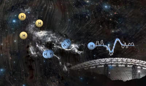 The Taurus molecular cloud, of which L1544 is a part, is superimposed onto the 2MASS sky image and the field orientation based on Planck data